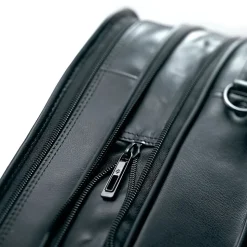 Samsonite Leather Expandable Laptop Briefcase, Black (43118-1041)