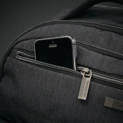 Samsonite Modern Utility Double Shot Backpack, Charcoal Heather, Ripstop Polyester (102976-5794)