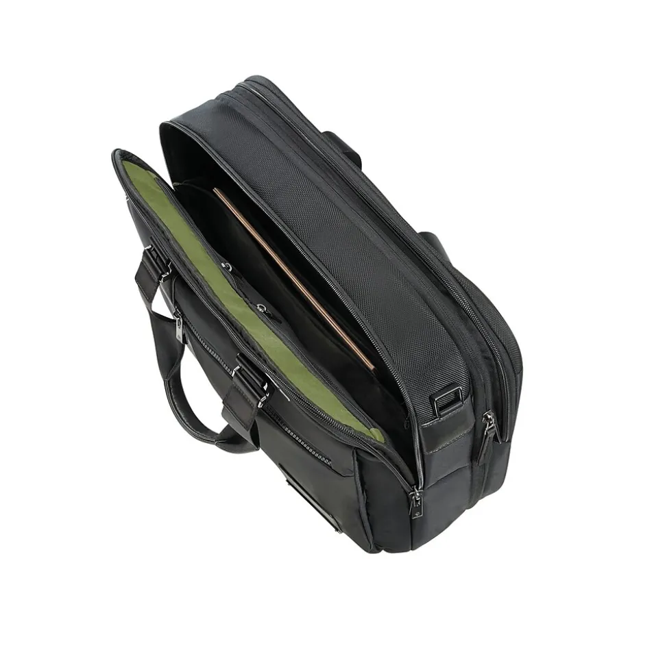 Samsonite Openroad Laptop Briefcase, Jet Black Nylon (91798-1465)