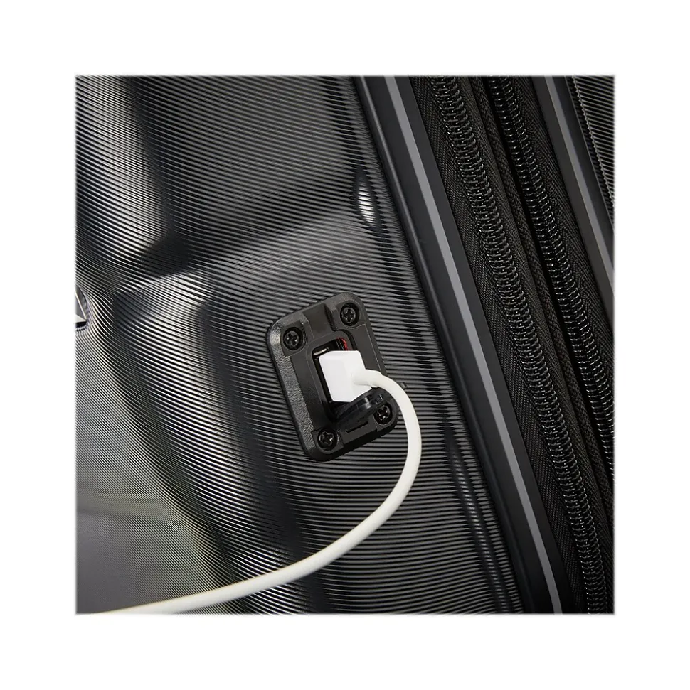 Samsonite Opto PC 2 22" Hardside Carry-On Suitcase, 4-Wheeled Spinner, Black (131421-1041)