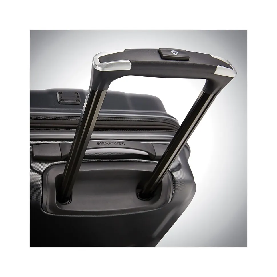 Samsonite Opto PC 2 22" Hardside Carry-On Suitcase, 4-Wheeled Spinner, Black (131421-1041)