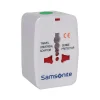 Samsonite 1-Outlet In Wall Adapter, White (91835-1908)