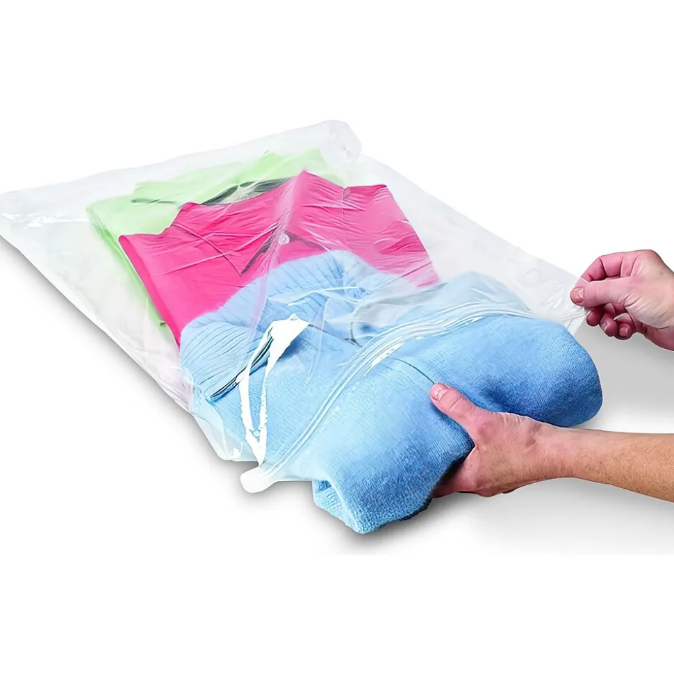 Samsonite 12-Piece Plastic Travel Pouch Set, Waterproof, Clear (51714-1212)