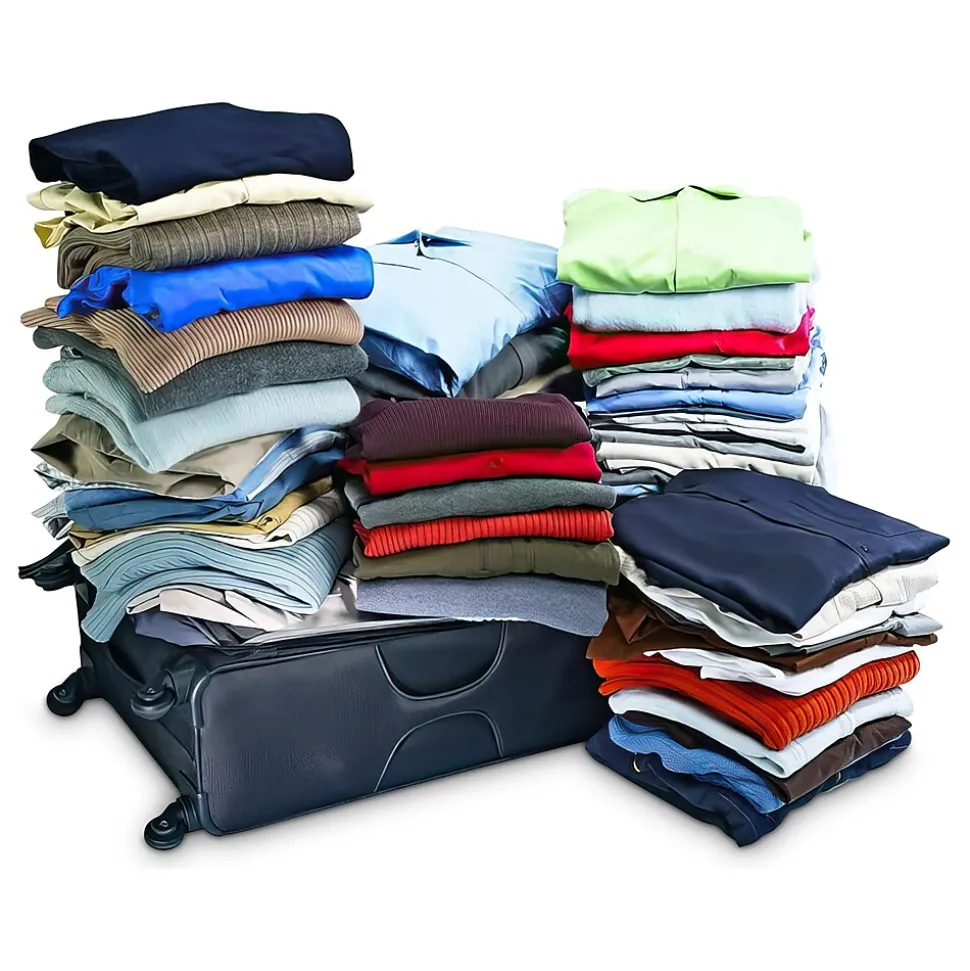 Samsonite 12-Piece Plastic Travel Pouch Set, Waterproof, Clear (51714-1212)