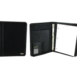 Samsonite Vinyl Padfolio with Zipper Closure, Black (7201)