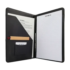 Samsonite Xenon Business Leather Padfolio, Black (116468-1041)
