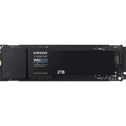 Samsung 990 EVO 2TB M.2 PCIe 5.0 NVMe Internal Solid-State Drive, V-NAND TLC (MZ-V9E2T0B/AM)
