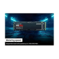 Samsung 990 PRO 2TB M.2 PCI Express 4.0 Internal Solid-State Drive, V-NAND (MZ-V9P2T0B/AM)