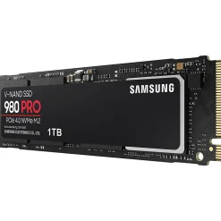 Samsung 980 PRO 1TB M.2 PCI Express 4.0 Internal Solid-State Drive, V-NAND (MZ-V8P1T0B/AM)