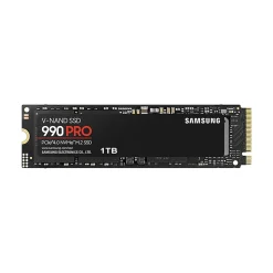 Samsung 990 PRO 1TB M.2 PCI Express 4.0 Internal Solid State Drive, V-NAND (MZ-V9P1T0B/AM)