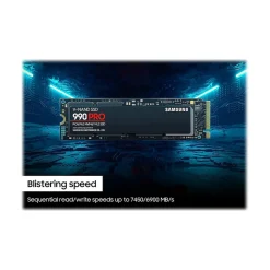 Samsung 990 PRO 1TB M.2 PCI Express 4.0 Internal Solid State Drive, V-NAND (MZ-V9P1T0B/AM)