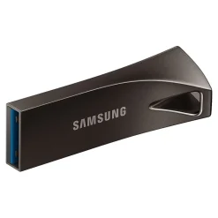 Samsung BAR Plus 64GB USB 3.1 Type A Flash Drive, Titan Gray (MUF-64BE4/AM)