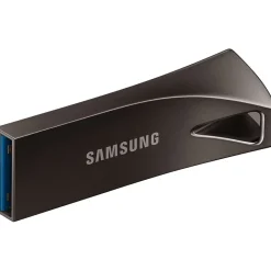 Samsung BAR Plus 128GB USB 3.1 Type A Flash Drive, Titan Gray (MUF-128BE4/AM)
