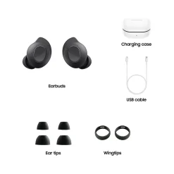 Samsung Galaxy Buds FE Wireless Active Noise Canceling Bluetooth Stereo Earbuds, Graphite (SM-R400NZAAXAR)