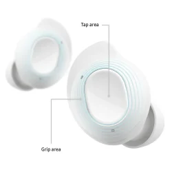 Samsung Galaxy Buds FE Wireless Active Noise Canceling Bluetooth Stereo Earbuds, White (SM-R400NZWAXAR)