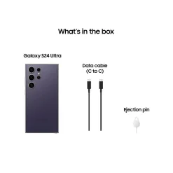 Samsung Galaxy S24 Ultra 5G Unlocked Cell Phone, 256GB, Titanium Violet (SM-S928UZVEXAA)