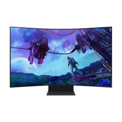 Samsung Odyssey Ark 2nd Gen. 55" Curved 4K Ultra HD 165Hz QLED Gaming Monitor, Black (LS55CG970NNXGO)