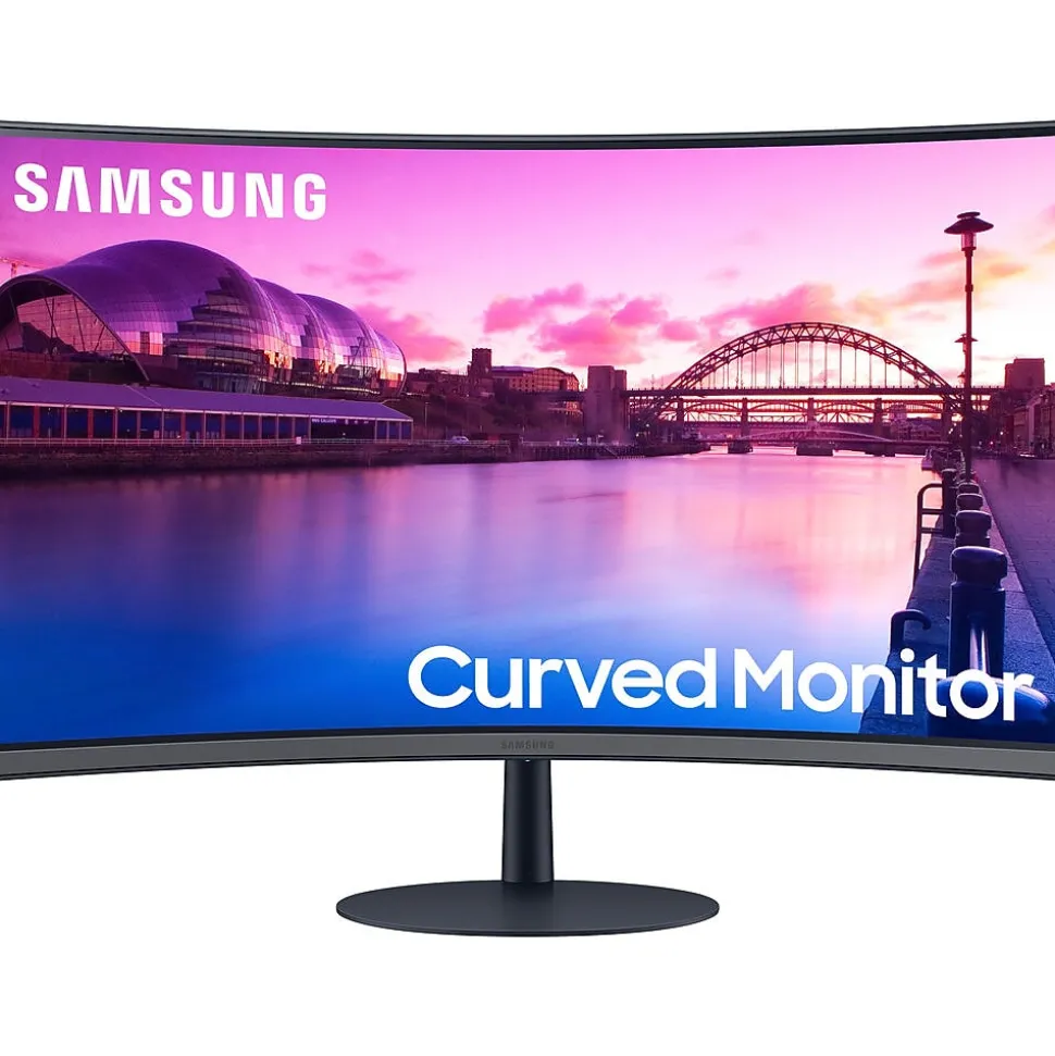 Samsung S39C 32" Curved 75Hz LCD Monitor, Black (LS32C392EANXGO)