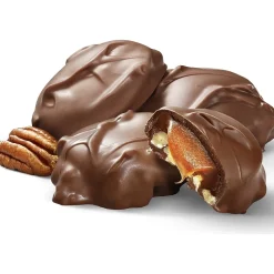 Sanders Small Batch Wonders Snack-Size Pecan Caramel Milk Chocolate Clusters, 24 oz., 48 Pieces/Box (27160)