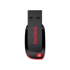 SanDisk Cruzer Blade 32GB USB 2.0 Type A Flash Drive, Black/Red (SDCZ50-032G-A46)