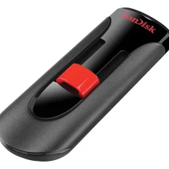 SanDisk Cruzer Glide 32GB USB 2.0 Type A Flash Drive, Black/Red (SDCZ60-032G-A46)