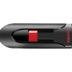 SanDisk Cruzer Glide 32GB USB 2.0 Type A Flash Drive, Black/Red (SDCZ60-032G-A46)