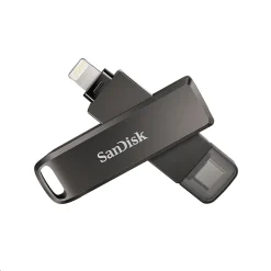SanDisk Dual Phone 128GB USB 3.2 Type-C/Lightning Flash Drive, Black (SDIX70N-128G-AG6NE)