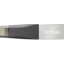 SanDisk iXpand Mini 16GB Flash Drive For iPhone, Black (SDIX40N-016G-GN6NN)
