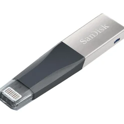 SanDisk iXpand Mini 16GB Flash Drive For iPhone, Black (SDIX40N-016G-GN6NN)