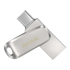 SanDisk Ultra Dual Luxe 32GB USB 3.1 Type-C Flash Drive, Silver (SDDDC4-032G-A46)