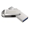 SanDisk Ultra Dual Luxe 64GB USB 3.1 Type-C Flash Drive, Silver (SDDDC4-064G-A46)