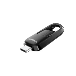 SanDisk Ultra Slider 64GB USB 3.2 Type-C Flash Drive, Black (SDCZ480-064G-A46)