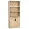 Sauder Aspen Post 71"H 5-Shelf Bookcase, Prime Oak (433959)