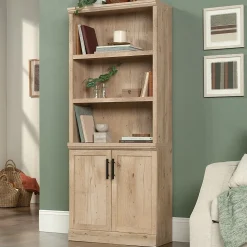 Sauder Aspen Post 71"H 5-Shelf Bookcase, Prime Oak (433959)