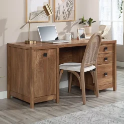 Sauder Cannery Bridge 60"W Computer Desk, Sindoori Mango (429510)