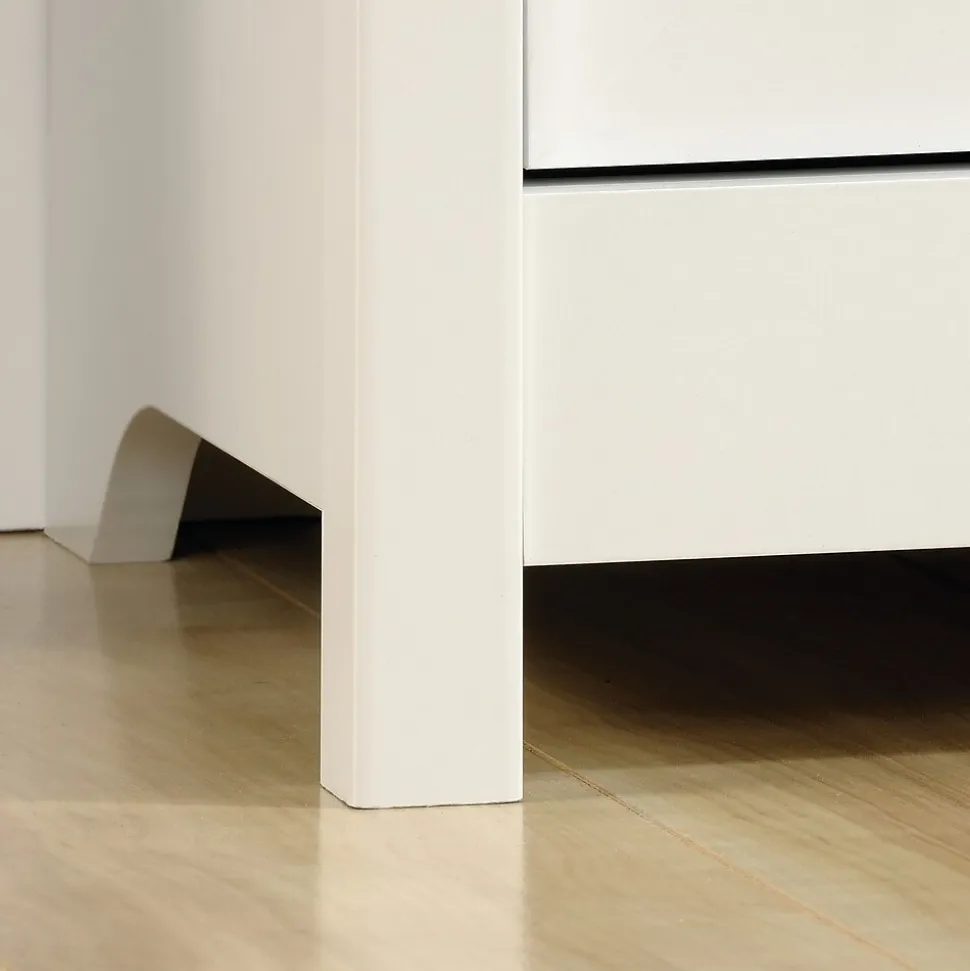 Sauder Cottage Road 71"H 5-Shelf Bookcase with Adjustable Shelves, Soft White (417593)