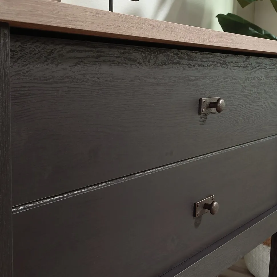 Sauder Cottage Road Lateral File Cabinet, Letter/Legal Size, 30"H x 32"W x 22"D, Raven Oak (431263)