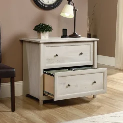 Sauder Edge Water 2-Drawer Lateral File Cabinet, Letter/Legal Size, Chalked Chestnut (418796)