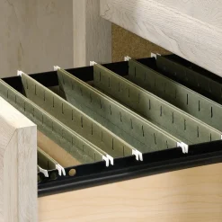 Sauder Edge Water Executive Desk, Chalked Chestnut (418795)