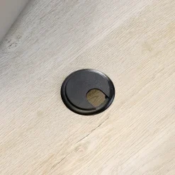 Sauder Edge Water Executive Desk, Chalked Chestnut (418795)