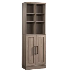 Sauder HomePlus 71"H Storage Cabinet with 6 Shelves, Salt Oak (435132)