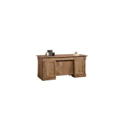 Sauder Palladia 65"W Executive Desk, Vintage Oak (420604)
