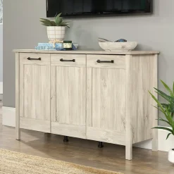 Sauder Select 30"H Storage Cabinet with 4 Shelves, Chalk Oak (433932)