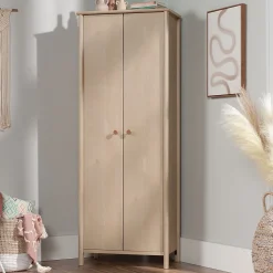 Sauder Select 72"H Storage Cabinet with 3 Shelves, Natural Maple (433285)