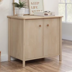 Sauder Whitaker Point 30"H Storage Cabinet with 2 Shelves, Natural Maple (429373)