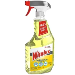 SC Johnson Windex Disinfecting Multi-Surface Sanitizer Cleaner, Citrus Scent, 32 Oz. (322369)