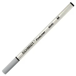 Schmidt 6040 Fineliner W/ Spring Loaded Refill, Fits Most Capped Rollerball Pens, Medium, Black, 2 Pack (SC58117)