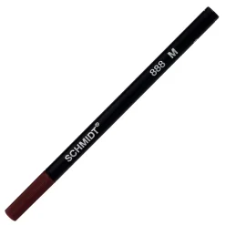 Schmidt 888 Safety Ceramic Rollerball Plastic Tube Refill, Fits Universal Pens, Medium, Black, 2 Pack (SC58111)