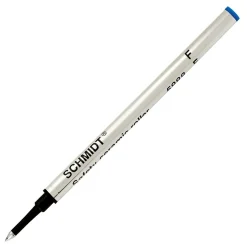 Schmidt 888 Safety Ceramic Rollerball Metal Tube Refill, Fits Universal Pens, Fine, Blue, 2 Pack (SC58101)