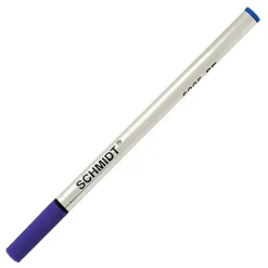 Schmidt 5285 Safety Rolling Tube Needle Point Refill, Fits Most Capped Rollerball Pens, Fine, Blue, 2 Pack (SC58116)